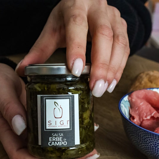 Erbe di Campo in salsa artigianale tradizione marchigiana - 200g