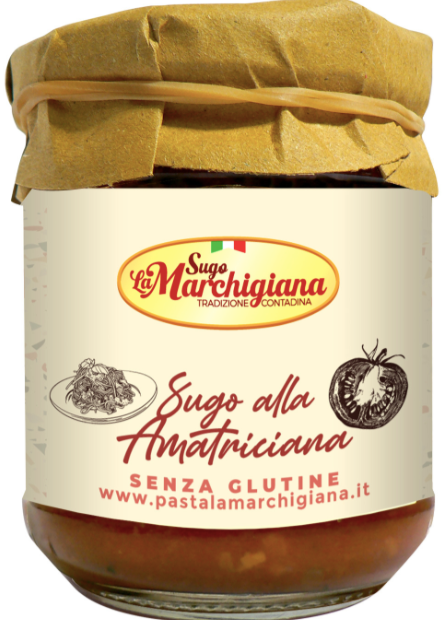 SUGO ARTIGIANALE ALL' AMATRICIANA - 180 gr.