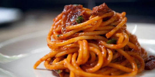 SUGO ARTIGIANALE ALL' AMATRICIANA - 180 gr.