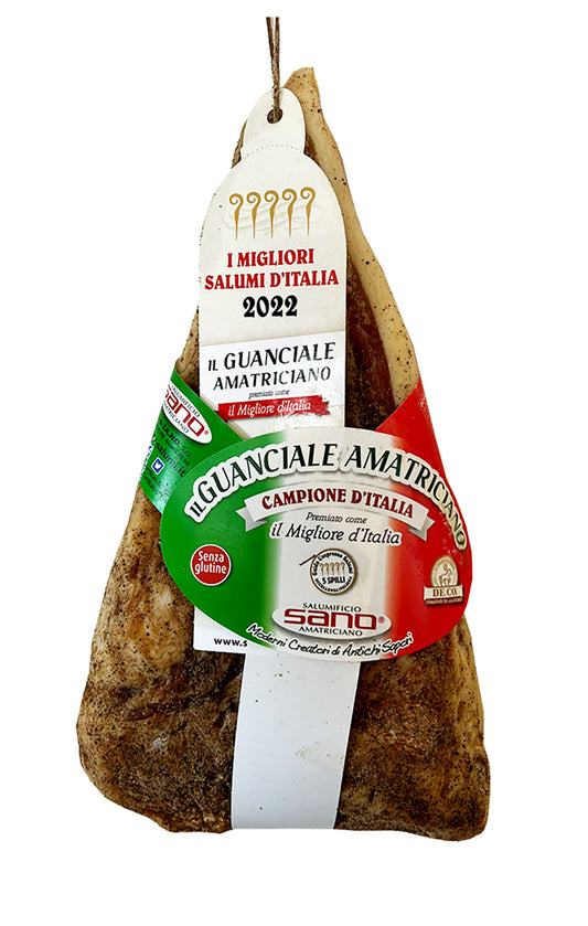 Guanciale di Amatrice Sano stagionato - senza glutine