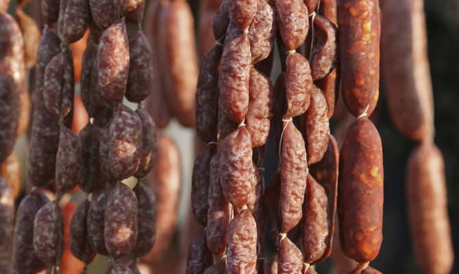 Salsiccia stagionata artigianale di fegato - 300gr