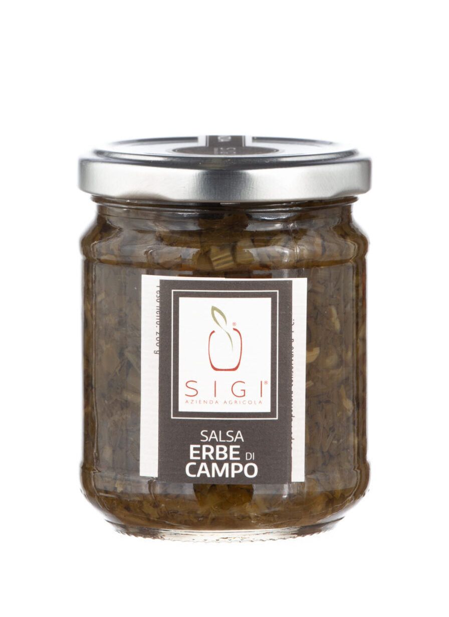 Erbe di Campo in salsa artigianale tradizione marchigiana - 200g