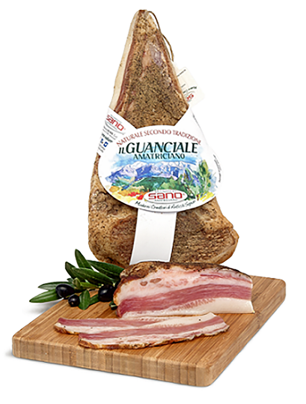 Guanciale di Amatrice Sano stagionato - senza glutine