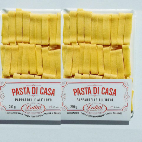 Pappardelle pasta all'uovo artigianale - pasta di Carla Latini 2x250g