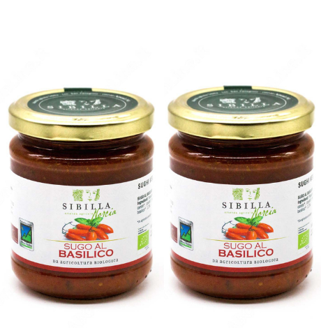 Sugo al Basilico Bio Sibilla di Norcia - 2x190g