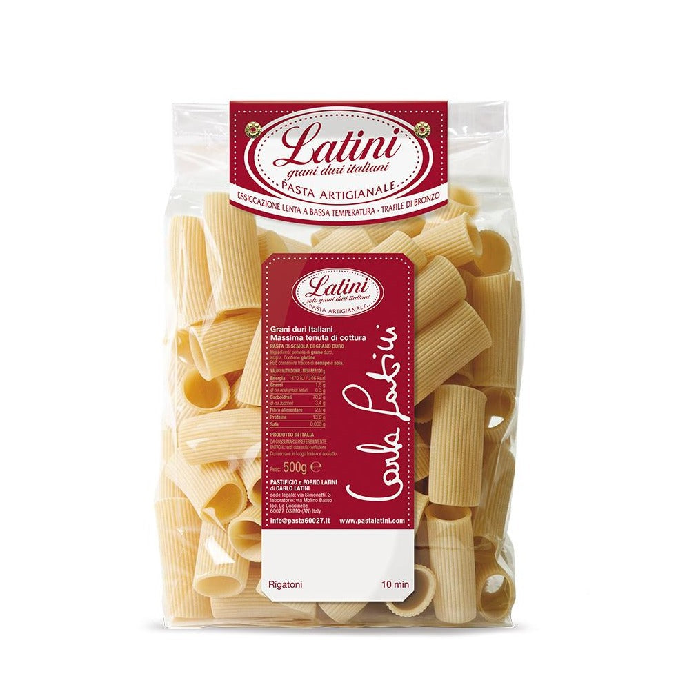 rigatoni pasta artigianale