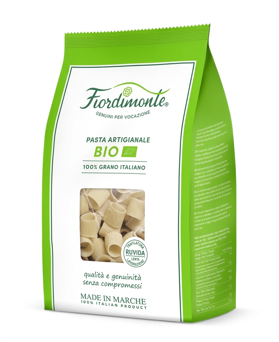 Mezze Maniche Pasta Artigianale Biologica