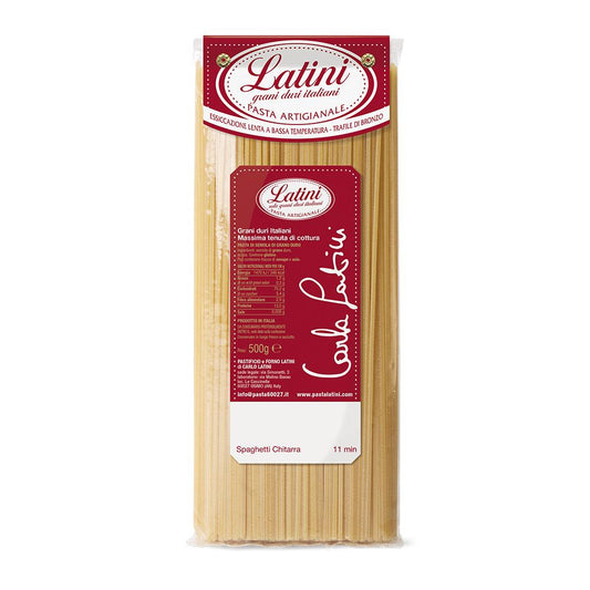 Spaghetti alla Chitarra trafilata a bronzo produzione artigianale Carla Latini - 500 gr